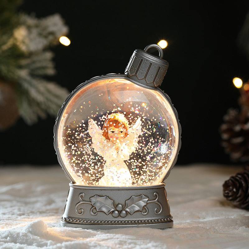 Luminous Christmas LED Snow Globe – Festive Holiday Scene Collection - All Inclusive Family Treasures