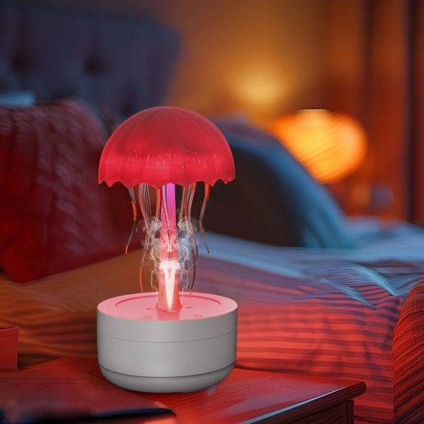 Jellyfish Humidifier & Essential Oil Diffuser – Colorful Night Light & Heavy Fog for Home or Office - All Inclusive Family Treasures