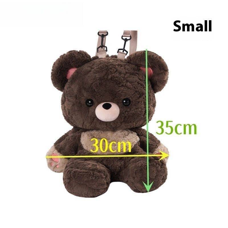 Love Bear Plush Backpack – Adorable and Functional Bag for Kids and Adults - All Inclusive Family Treasures