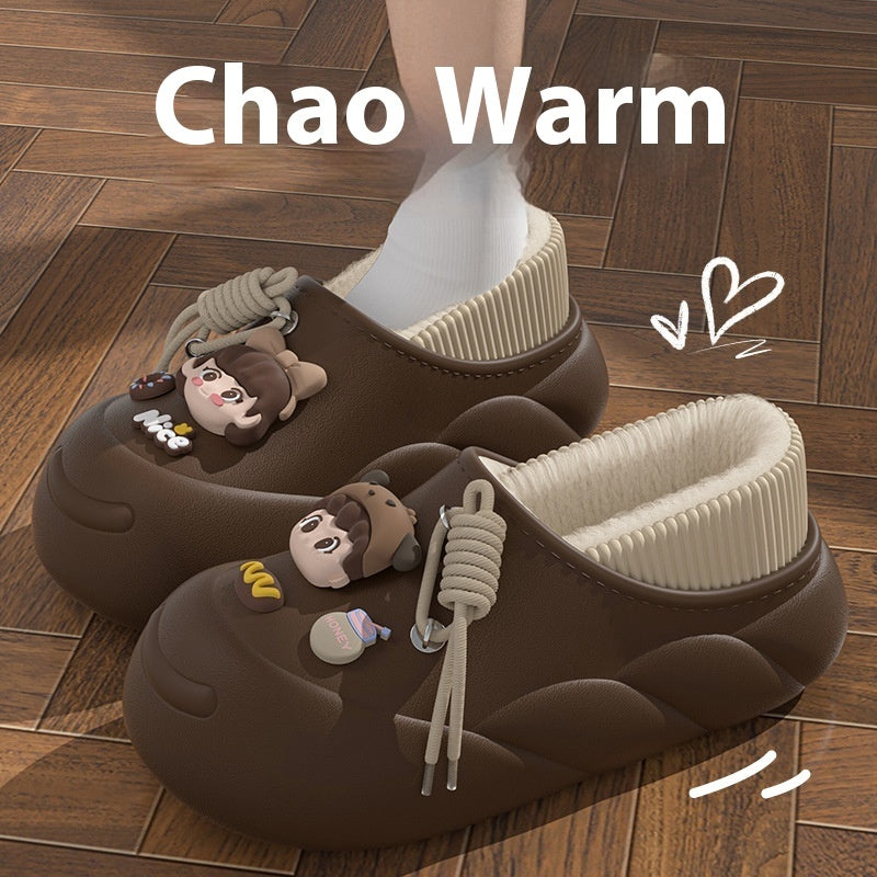 Stay Warm & Stylish with These Cartoon Plush Slippers! - All Inclusive Family Treasures