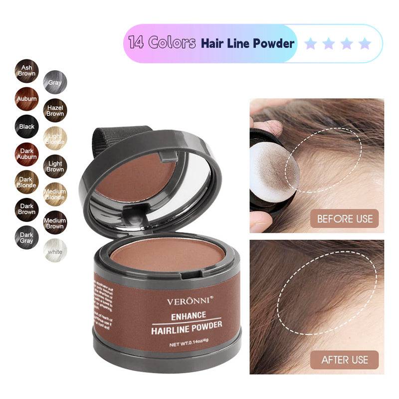 Hairline Powder – Waterproof Hair Concealer for Natural Coverage - 14 Colors - All Inclusive Family Treasures