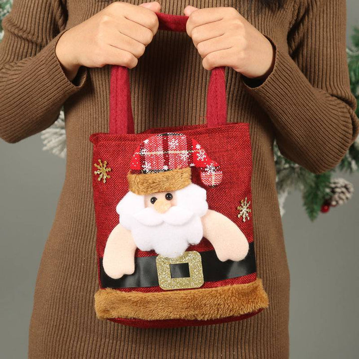 Festive Christmas Character Gift Tote Bags – Perfect for Holiday Treats & Decor! - All Inclusive Family Treasures