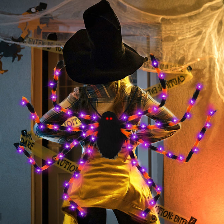 Creepy-Cool Spider Backpack with Glowing LED Legs
