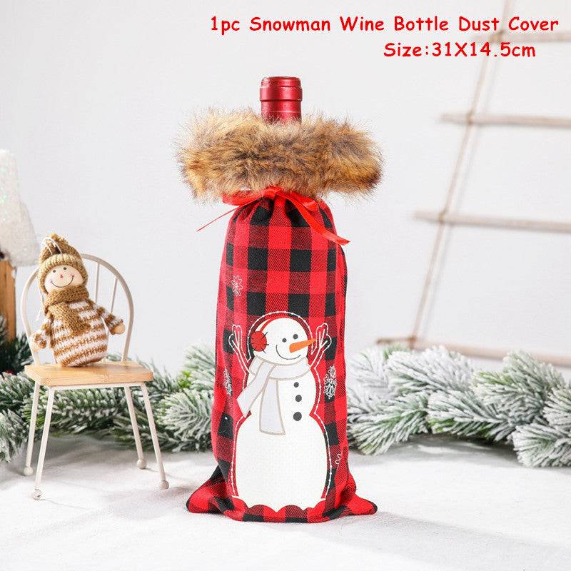 Festive Christmas Wine Bottle Covers – Adorable Holiday Bottle Bags for Perfect Gift Wrapping - All Inclusive Family Treasures