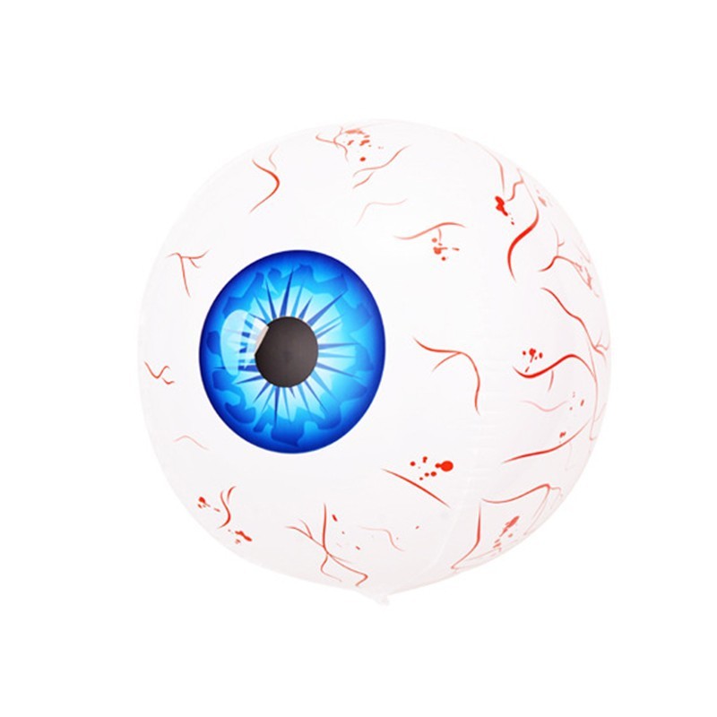 Giant Halloween Inflatable Eyeball & Pumpkin Balloons – Spooky Party Props