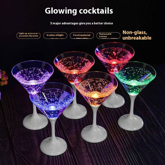 LED Glowing Cocktail Glasses – Color-Changing LED Cups for Parties & Special Events - All Inclusive Family Treasures