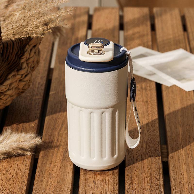 Smart Digital Thermal Bottle – 450ml Stainless Steel Insulated Flask for Hot & Cold Drinks - All Inclusive Family Treasures