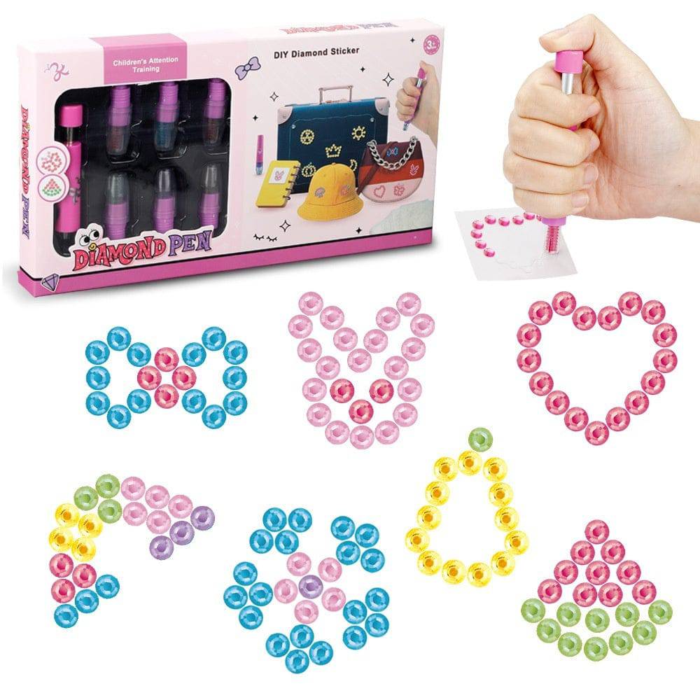 Magic Drilling BlingBling Girls' Rhinestone Sticker Device - All Inclusive Family Treasures