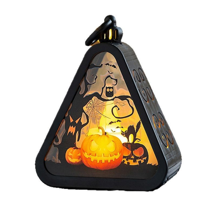 Haunted Glow Pumpkin Lantern – Spooky Halloween Décor Light