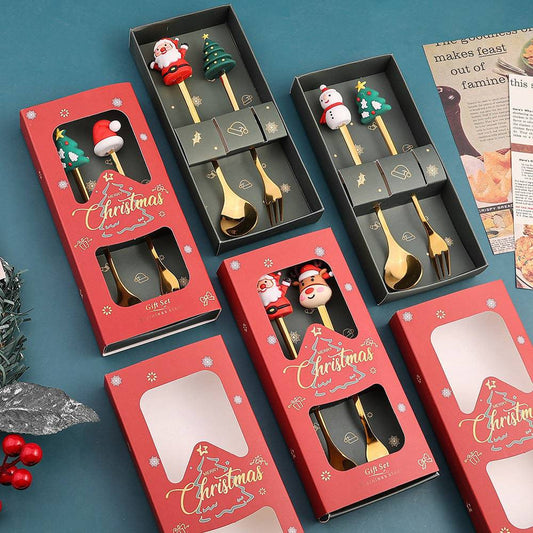 Christmas Spoon Kit - Whimsical Holiday Dining Essentials - All Inclusive Family Treasures