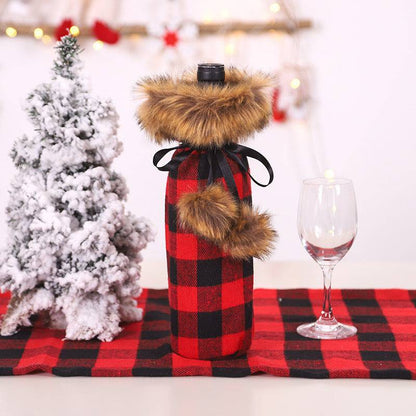 Festive Christmas Wine Bottle Covers – Adorable Holiday Bottle Bags for Perfect Gift Wrapping - All Inclusive Family Treasures