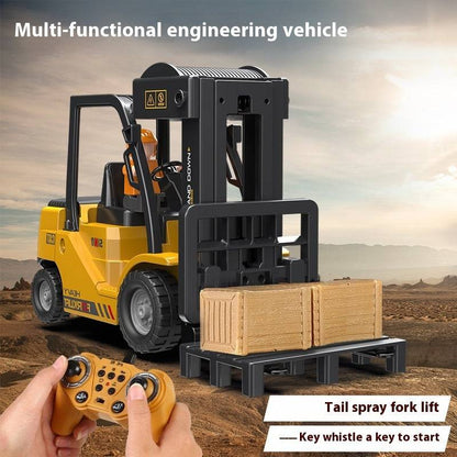 Remote Control Forklift Toy: Realistic Engineering Play for Kids & Adults! - All Inclusive Family Treasures