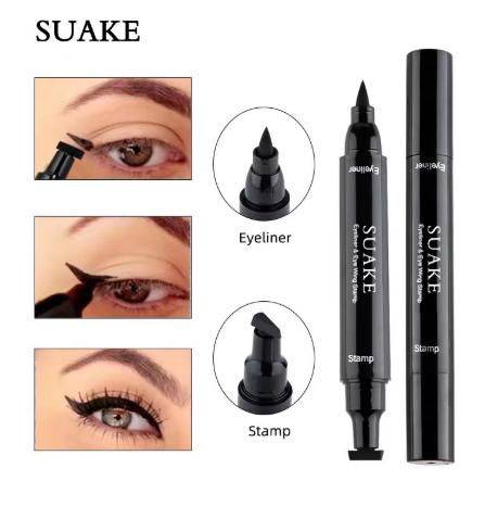 Flawless Flick: Dual-Action Eye Liner & Wing Stamp - All Inclusive Family Treasures