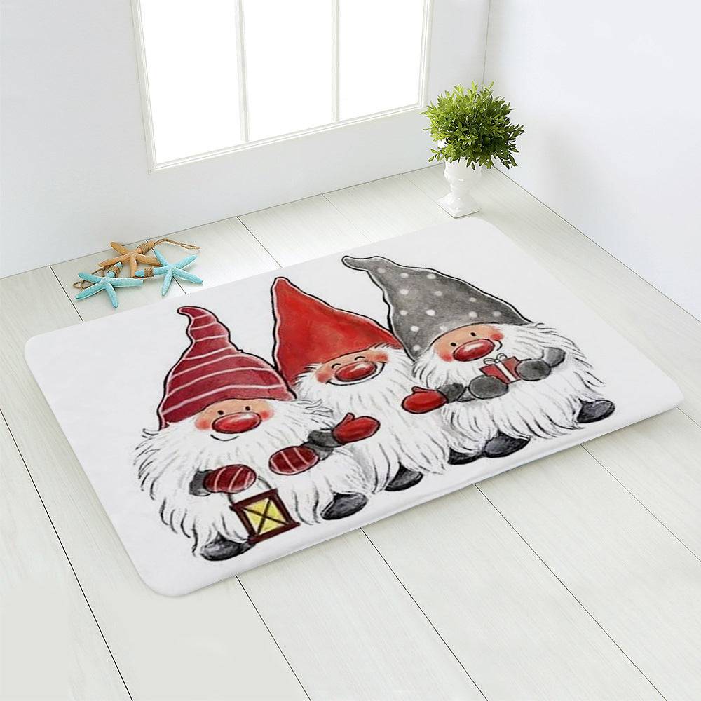 Festive Santa & Snowman Floor Mats – Cozy Christmas Decor for Your Home - All Inclusive Family Treasures