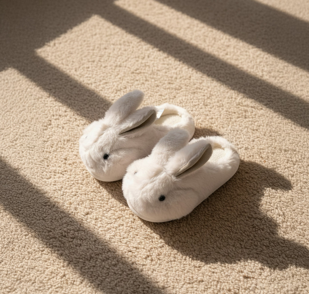 Hop Into Ultimate Comfort with These Adorable Rabbit Plush Slippers!