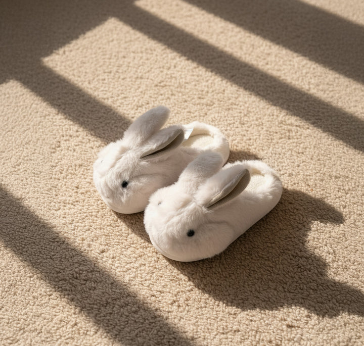 Hop Into Ultimate Comfort with These Adorable Rabbit Plush Slippers!