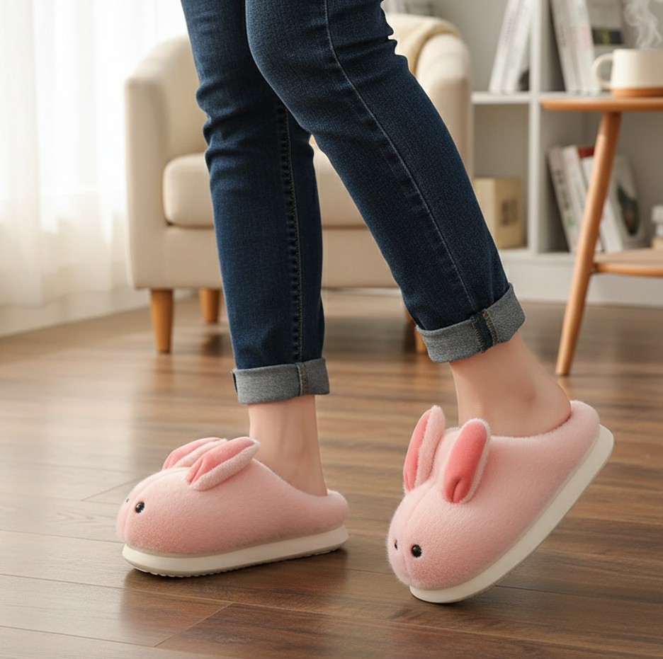 Bunny Snuggle Steps – Cozy Slippers for Little Feet