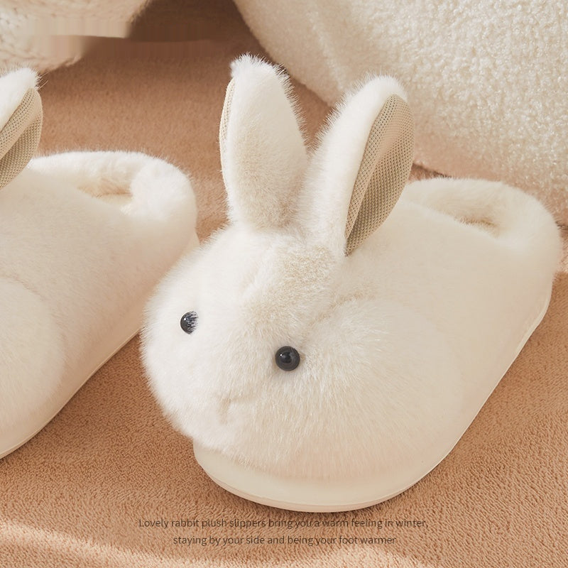 Hop Into Ultimate Comfort with These Adorable Rabbit Plush Slippers! - All Inclusive Family Treasures