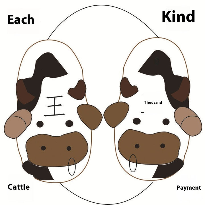 Moo-ve Into Comfort with Cozy Cow Slippers!