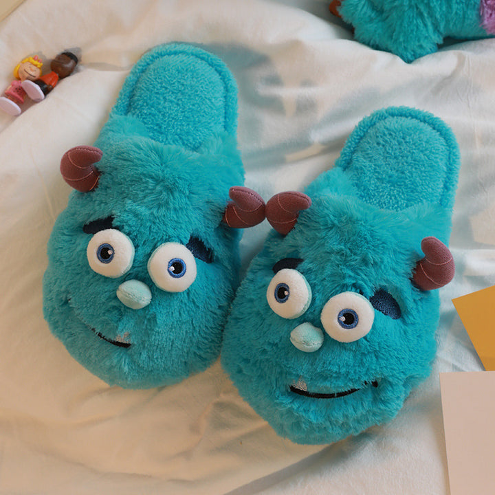 Cozy Monster Plush Slippers – Quirky, Fun & Extra Warm