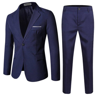 Men's Business Slim Small Suit - All Inclusive Family Treasures