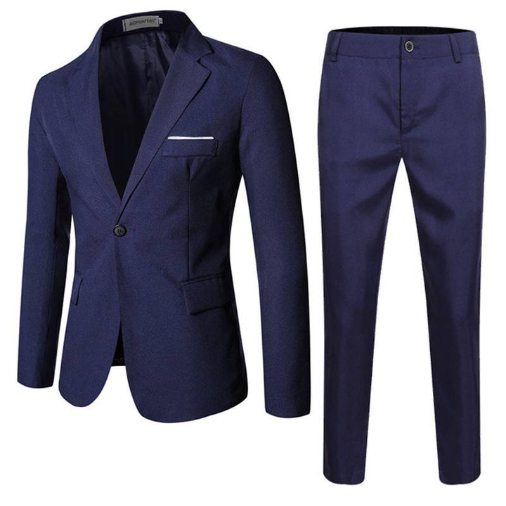Men's Business Slim Small Suit - All Inclusive Family Treasures