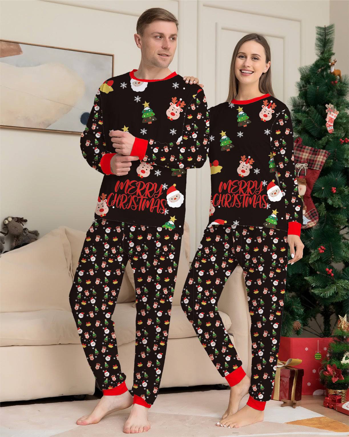 Cozy Family Christmas Matching Pajama Set – Perfect for Festive Nights and Holiday Photos - All Inclusive Family Treasures