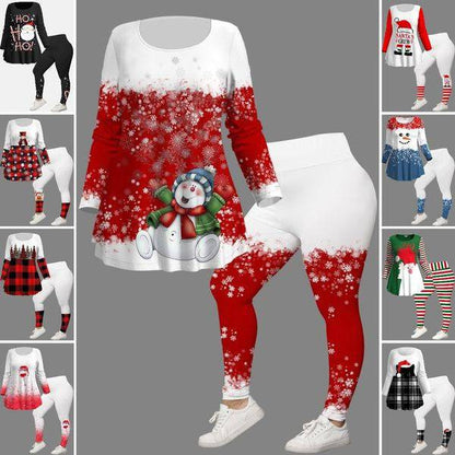 3D Christmas Print Matching Set – Festive Holiday Outfit for Men & Women - All Inclusive Family Treasures