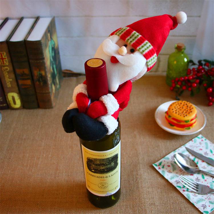 Festive Christmas Wine Bottle Covers – Adorable Holiday Bottle Bags for Perfect Gift Wrapping - All Inclusive Family Treasures