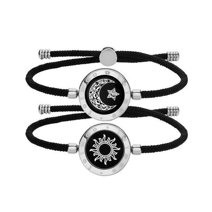 Sun & Moon Smart Sensing Couple Bracelets – Stay Connected Anytime, Anywhere - All Inclusive Family Treasures