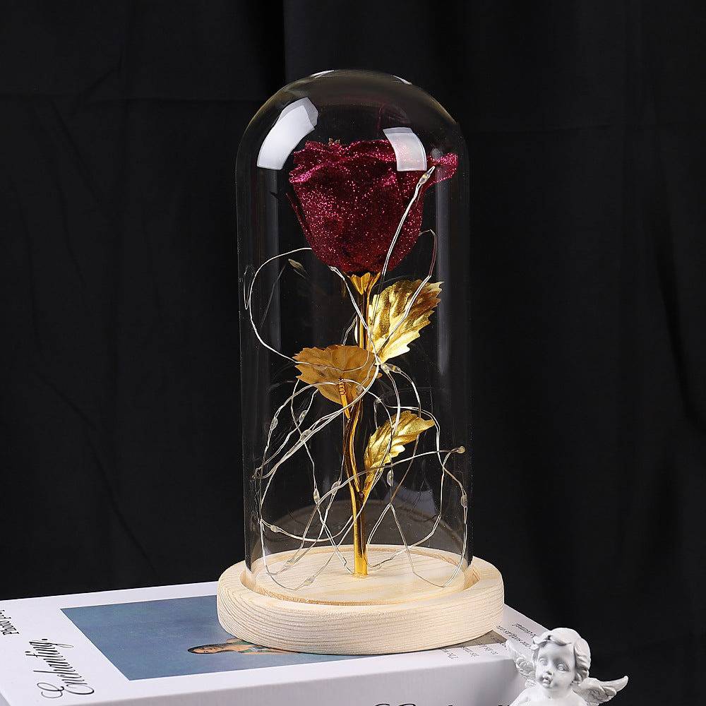 Eternal LED Rose in Glass Dome – A Magical Gift for Every Occasion - All Inclusive Family Treasures