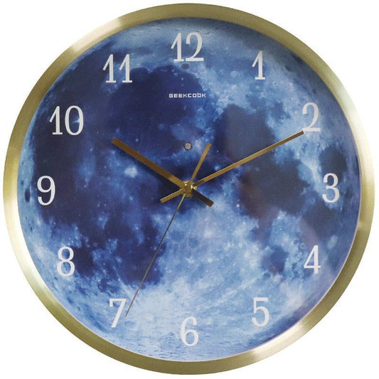 Blue Moon Glow Wall Clock - All Inclusive Family Treasures