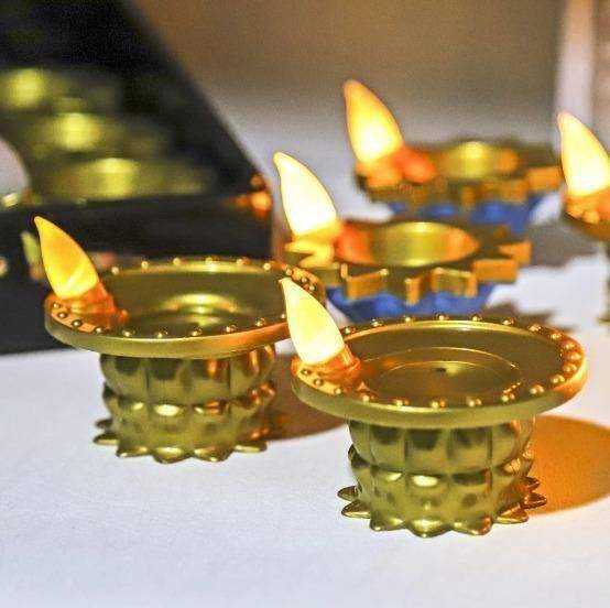 Water Pouring Diya LED Light – Mesmerizing Festive Décor - All Inclusive Family Treasures