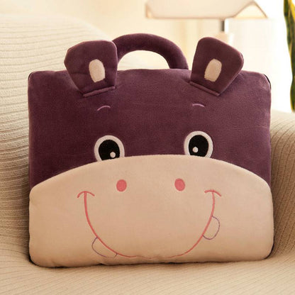 Functional Cartoon Folding Pillow Nap Blanket - Cute & Cozy 2-in-1 Design - All Inclusive Family Treasures