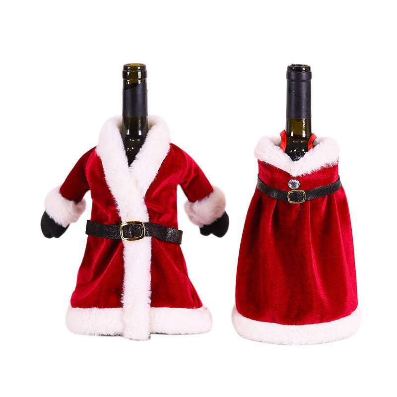 Festive Christmas Wine Bottle Covers – Adorable Holiday Bottle Bags for Perfect Gift Wrapping - All Inclusive Family Treasures