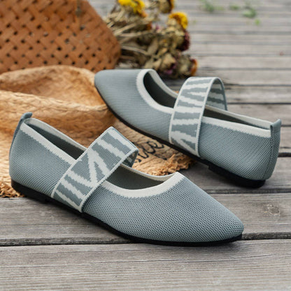 Effortlessly Chic Striped Flats – Comfortable, Stylish, and Perfect for Everyday - All Inclusive Family Treasures