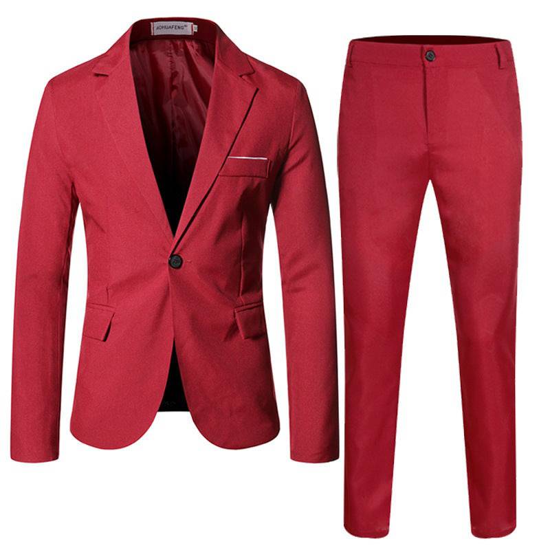 Men's Business Slim Small Suit - All Inclusive Family Treasures