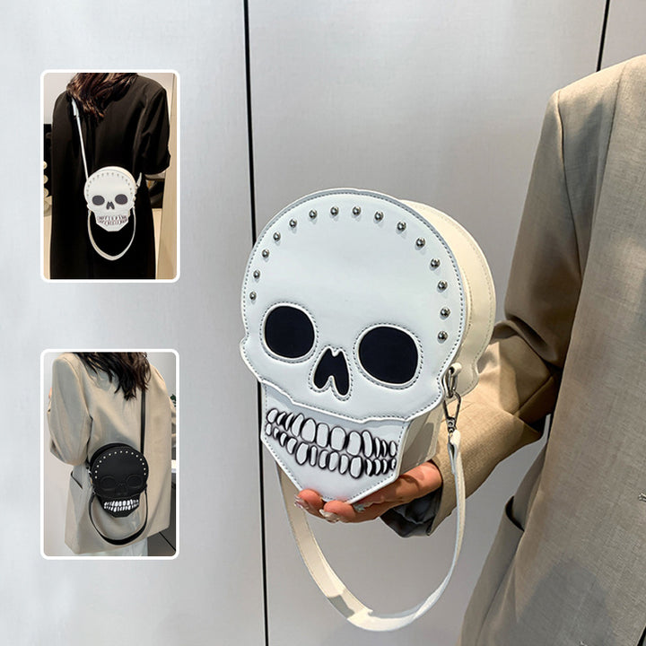 Skull Chic Crossbody – The Edgy Halloween Bag That Turns Heads