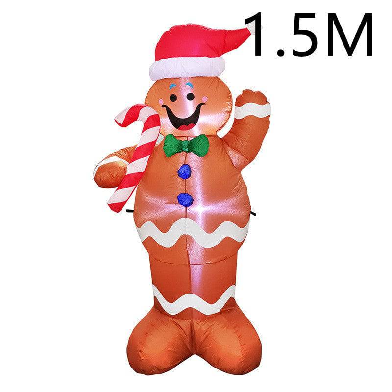 Festive LED Inflatable Christmas Decorations – Santa, Snowman, and Tree for a Magical Outdoor Display - All Inclusive Family Treasures