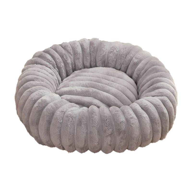 Rabbit Fur Plush Pet Bed - Ultra-Soft Dog Bed & Cat Kennel for Ultimate Comfort - All Inclusive Family Treasures