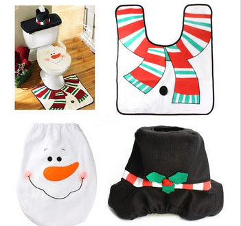 Santa’s Jolly Bathroom Set – A Festive Touch for Every Corner