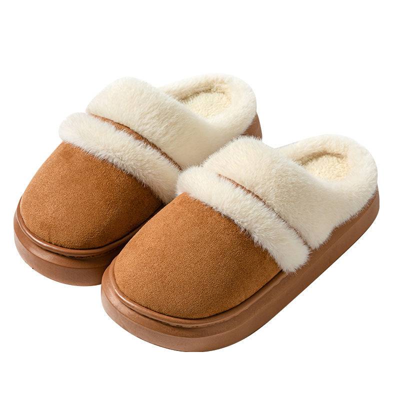 Warm Cotton House Slippers – Plush, Non-Slip Winter Comfort for Women - All Inclusive Family Treasures