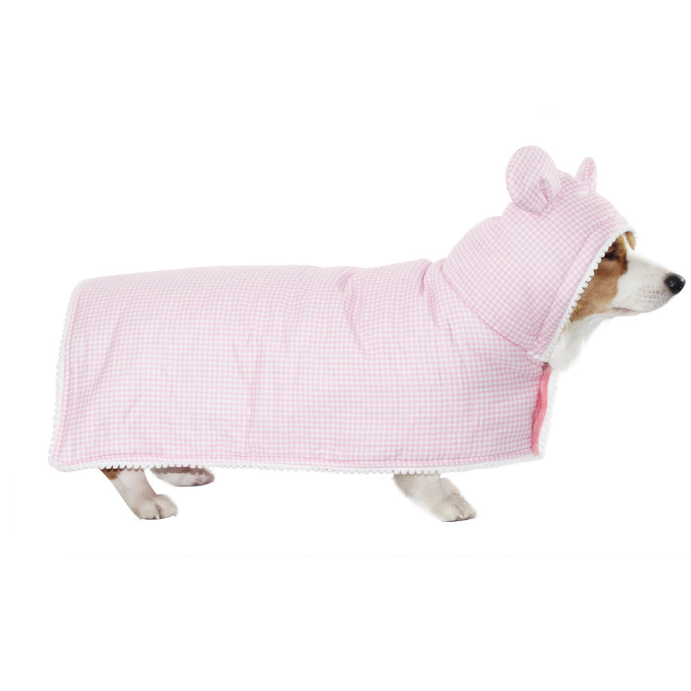 Cozy Plaid Pet Cloak – Ultimate Comfort for Your Furry Companion - All Inclusive Family Treasures