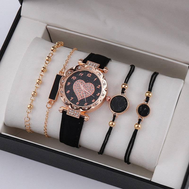 High-End Minimalist Quartz Watch Set – Effortless Elegance for Every Occasion - All Inclusive Family Treasures