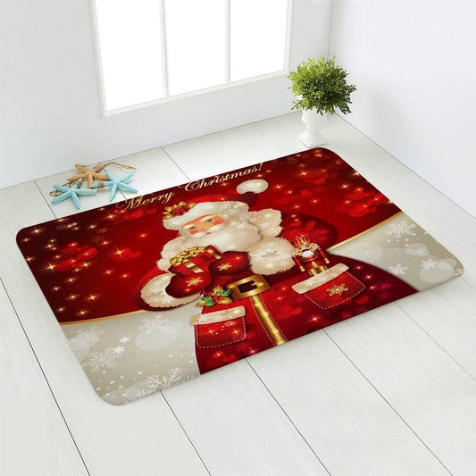 Festive Santa & Snowman Floor Mats – Cozy Christmas Decor for Your Home - All Inclusive Family Treasures