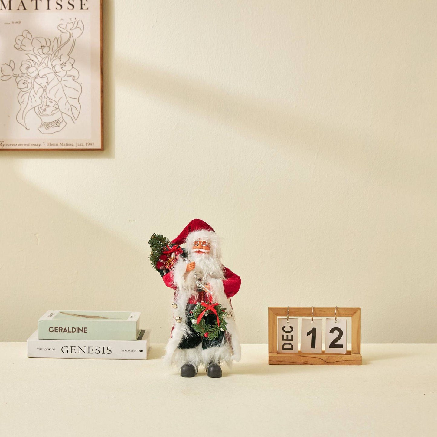 Classic Santa Claus Figurine - Festive Holiday Home Décor - All Inclusive Family Treasures