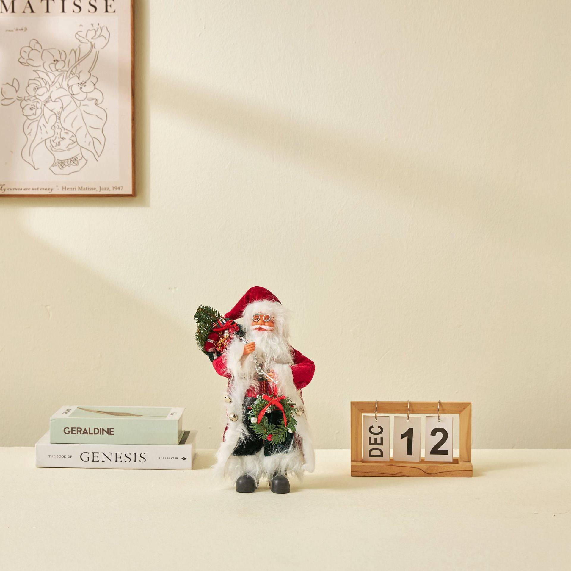 Classic Santa Claus Figurine - Festive Holiday Home Décor - All Inclusive Family Treasures