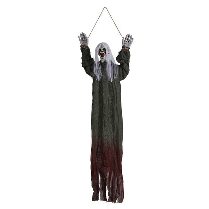 Hanging Ghost Halloween Decoration – Haunting Props for a Creepy Haunted House or Secret Room Setup! - All Inclusive Family Treasures