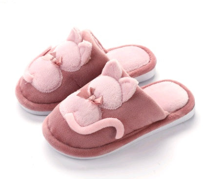 Cozy Cat Family Slippers – Parent & Child Matching Warmth