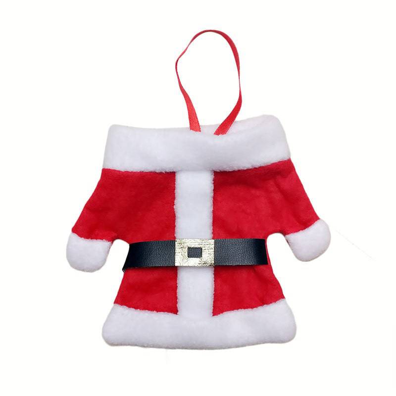 Santa Suit Christmas Cutlery Holder Set – Add Festive Fun to Your Table Setting! - All Inclusive Family Treasures